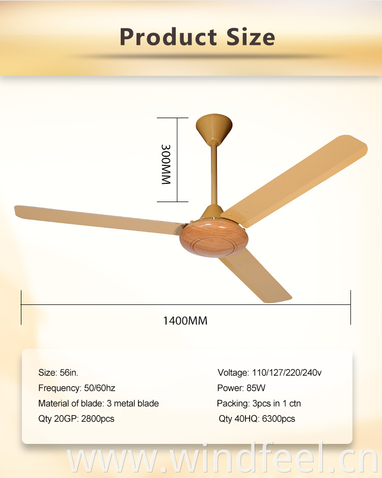 GOLDEN KDK SERIES CEILING FAN HIGH QUALITY WITH CERTIFICATE APPROVAL